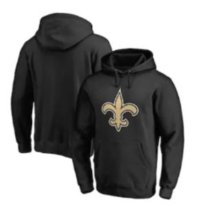 New Orleans Saints blK PULLOVER HOODIE SWEATSHIR